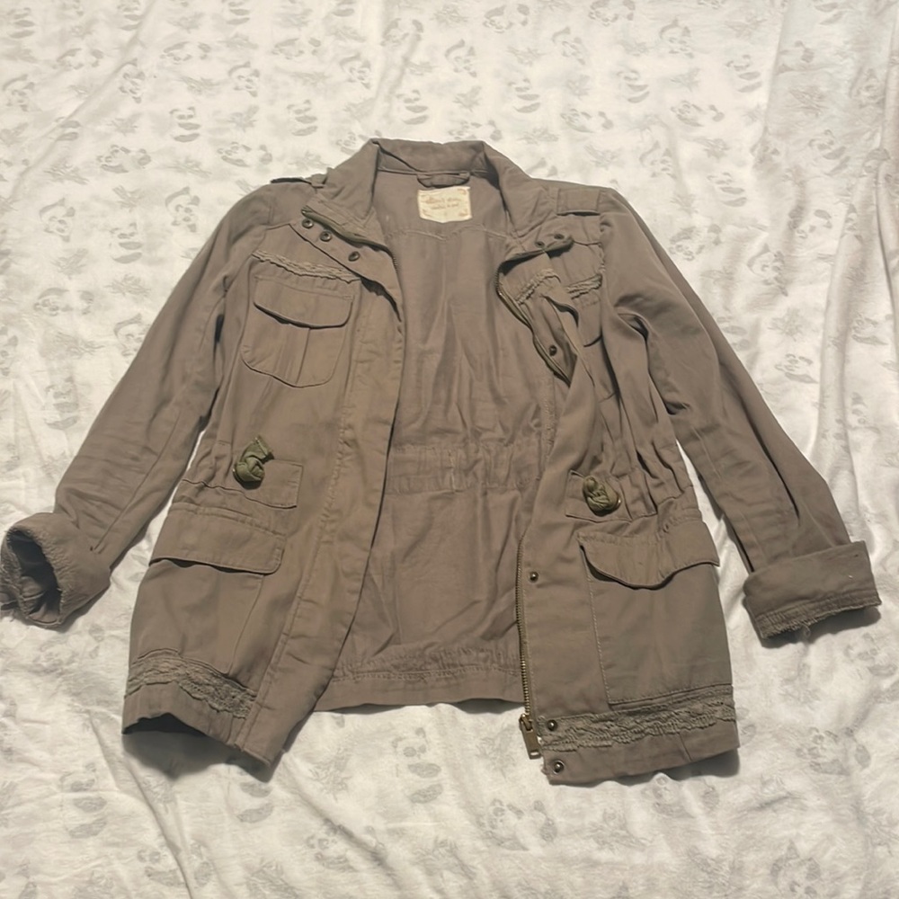Green bomber jacket